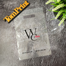 Пакет банан прозорий 20x30см, 50мкм, ПВТ, без укріпленої ручки та донної складки