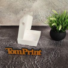 Самозбірна коробка картонна біла ДxШxВ 98x98x40 мм