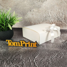 Коробка картонна біла ДxШxВ 230x200x80 мм, 270 г/м2