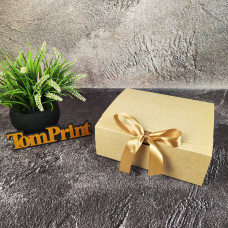 Коробка картонна бура ДxШxВ 230x200x80 мм, 370 г/м2