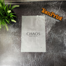 Пакет слайдер матовий 20x30см, 70мкм бігунок білий або чорний